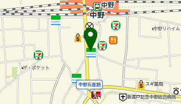 BODY ARCHI 中野店の地図画像