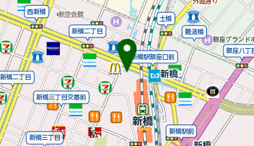 鳴門鯛焼本舗 新橋駅前店の地図画像