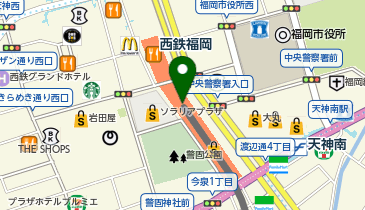 HAKKA Madu Fukuoka 福岡店の地図画像