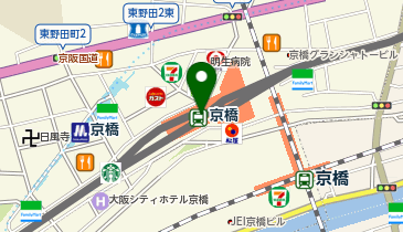 Mon Loire チョコレートハウス モンロワール 京阪モール京橋店の地図画像