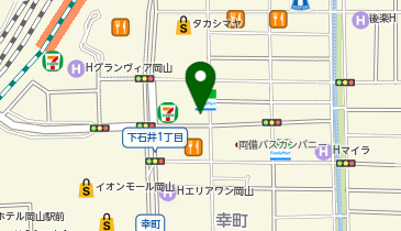 WECLE(ウィークル) 岡山店の地図画像