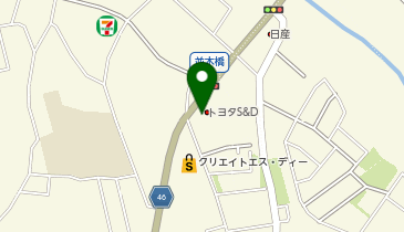 トヨタS&D 松枝橋店の地図画像
