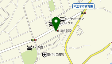 トヨタS&D 八王子西店の地図画像