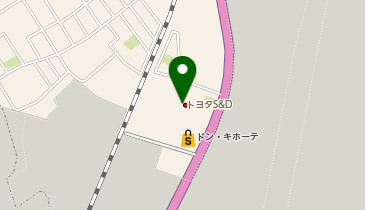 トヨタS&D U-Car 横田ベースサイド店の地図画像