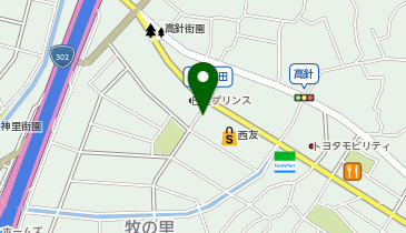 あかのれん 高針店の地図画像