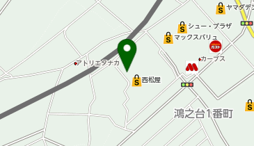 あかのれん 名張店の地図画像