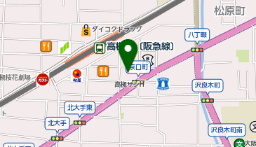 オンディーヌ 高槻スタジオの地図画像