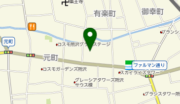 オンディーヌ 所沢スタジオの地図画像