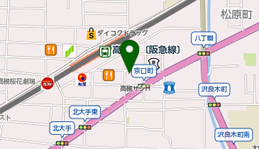オンディーヌ 高槻店の地図画像