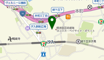 オンディーヌ 横須賀店の地図画像