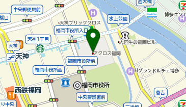 オンディーヌ アクロス福岡本店の地図画像