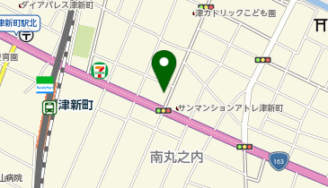 三交の駐ing 津西丸之内の地図画像