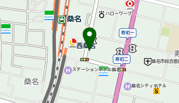 三交イン桑名駅前の地図画像