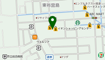 パン工場焼津店の地図画像