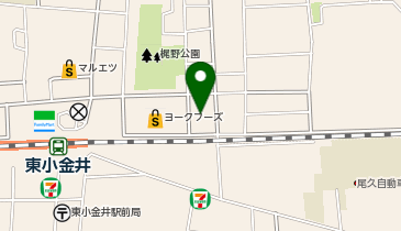メガロス東小金井学童クラブの地図画像