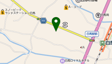 好日山荘 白馬店の地図画像