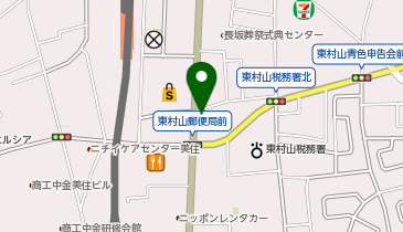 100えんハウスレモン 東村山店の地図画像