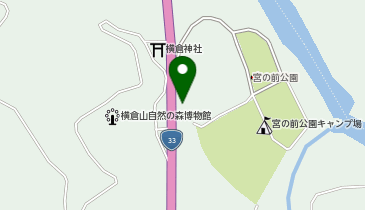 スノーピークかわの駅おちの地図画像