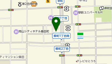 ワタベウェディング 岡山店の地図画像