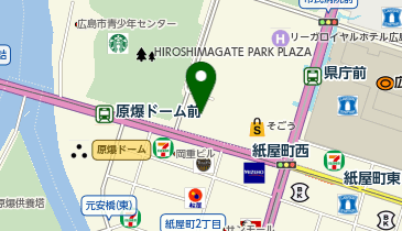 ワタベウェディング 広島店の地図画像