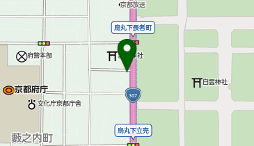 ワタベウェディング 京都店の地図画像