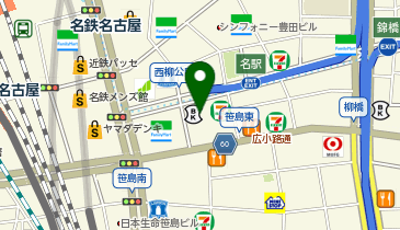 ワタベウェディング 名駅サロンの地図画像
