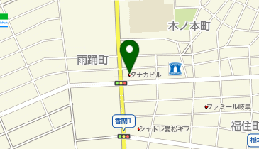 ワタベウェディング 岐阜ラウンジ(オンライン相談専門店)の地図画像
