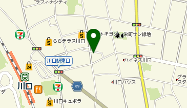 zen place pilates 川口スタジオの地図画像