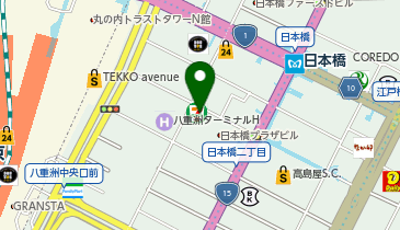 zen place pilates 八重洲スタジオの地図画像