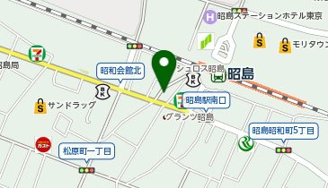 zen place pilates 昭島スタジオの地図画像