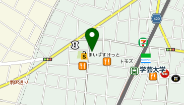 zen place pilates 学芸大学の地図画像