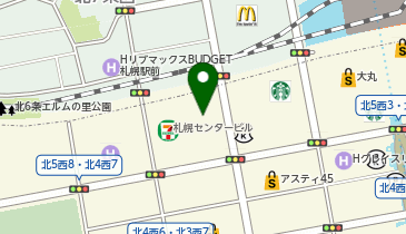 zen place pilates 札幌スタジオの地図画像