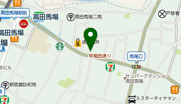 アクセア 高田馬場店の地図画像