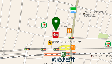 もみの匠 武蔵小金井店の地図画像