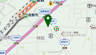 RINX メンズ脱毛 岡山倉敷店の地図画像
