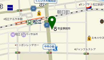 RINX メンズ脱毛専門店 島根松江店の地図画像