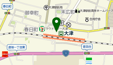 Manneken JR大津駅店の地図画像