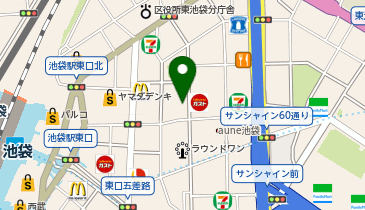 K-BOOKS 池袋アイドル館の地図画像