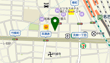 K-BOOKS 名古屋フロンティア館の地図画像
