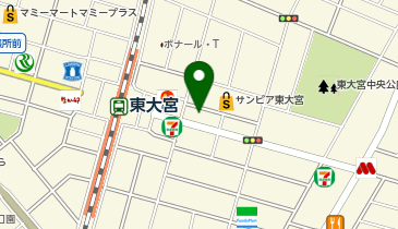 スマートフィット100 東大宮店の地図画像