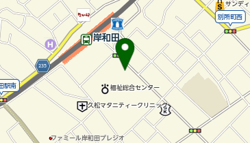 スマートフィット100 岸和田店の地図画像