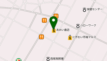 とらのあな出張所 in あおい書店西尾店(愛知)の地図画像