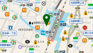 モードカオリ 東武百貨店 池袋店の地図画像