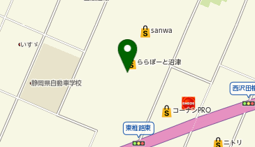 谷島屋書店 ららぽーと沼津店の地図画像