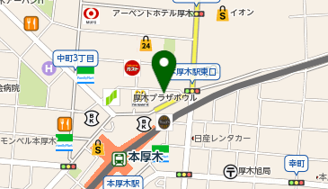 Apple GYM(アップルジム)本厚木店の地図画像