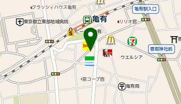Apple GYM(アップルジム)亀有店の地図画像