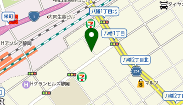 クラーク記念国際高等学校 静岡キャンパスの地図画像