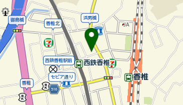 クラーク記念国際高等学校 連携校 香椎キャンパス(Gakken高等学院 香椎キャンパス)の地図画像