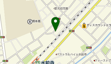 クラーク記念国際高等学校 熊本キャンパスの地図画像