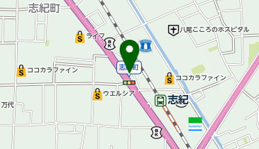 ワールドプラスジム 志紀店の地図画像